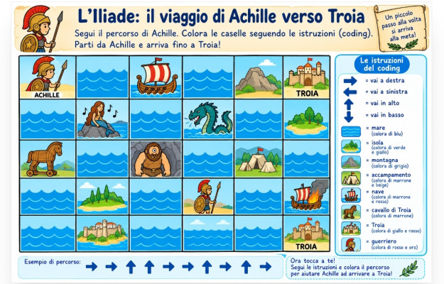 L'Iliade: il viaggio di Achille verso Troia